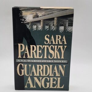 Sara Paretsky Guardian Angel‎ Hardcover 1st Edition V.I. Warshawski Mystery Good